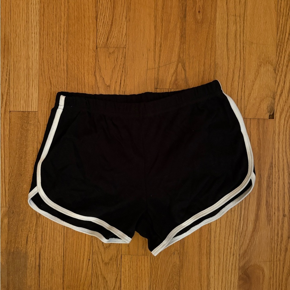 Black and white lifeguard Shorts with White Trim